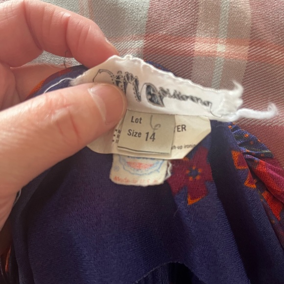 Vintage Hal Ferman Dress Beautiful Poppy Print - Picture 6 of 10